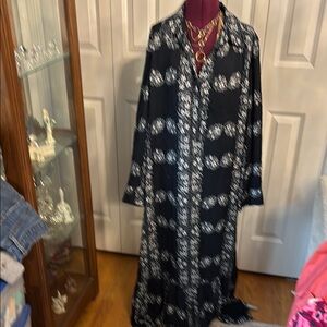 Elegant Black and White Women's Dress